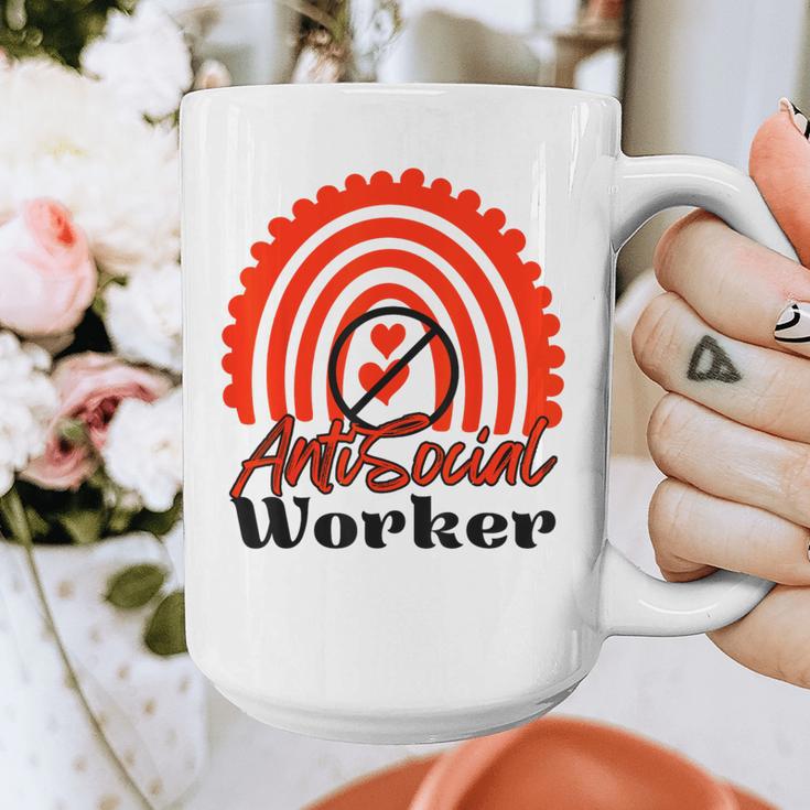AntiSocial Worker Anti-Social Social Worker Introvert Graphic Print Coffee Mug AntiSocial Worker Anti-Social Social Worker Introvert Graphic Print Coffee Mug