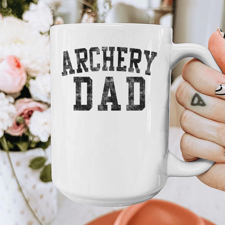 Archery Dad Birthday Classic Bold Font Archery Daddy Graphic Print Coffee Mug