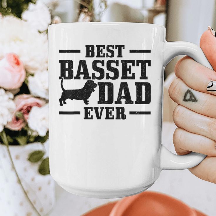 Basset Dad Dog Papa Basset Hound Men Graphic Print Coffee Mug