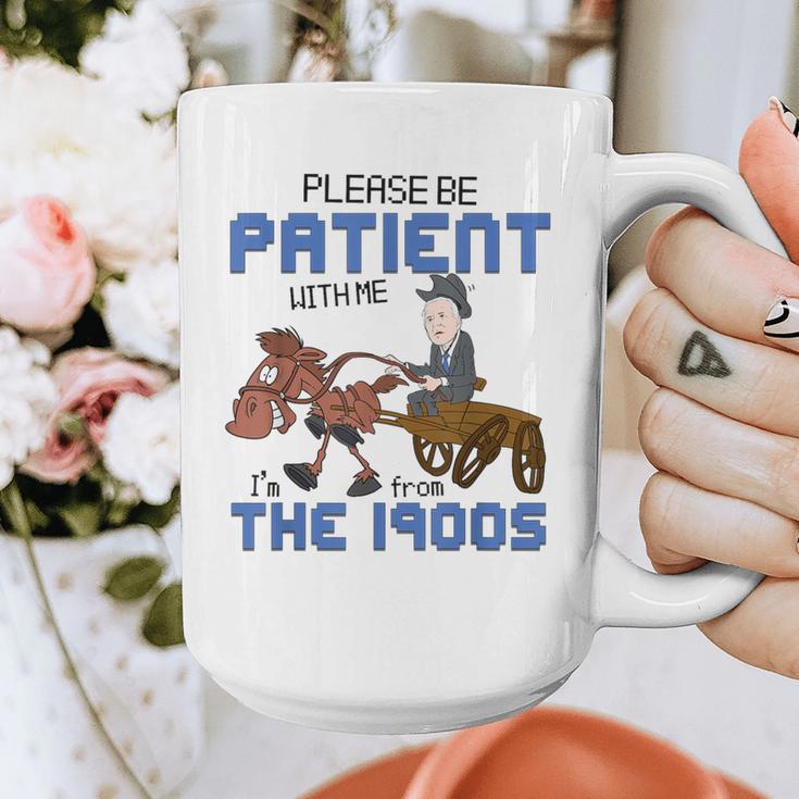 Biden Please Be Patient With Me I'm From The 1900s Vintage Graphic Print Coffee Mug