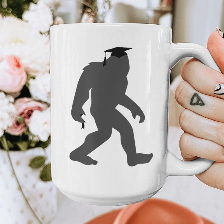 Bigfoot Graduate Shirt Cute Sasquatch Graduation Graphic Print Coffee Mug