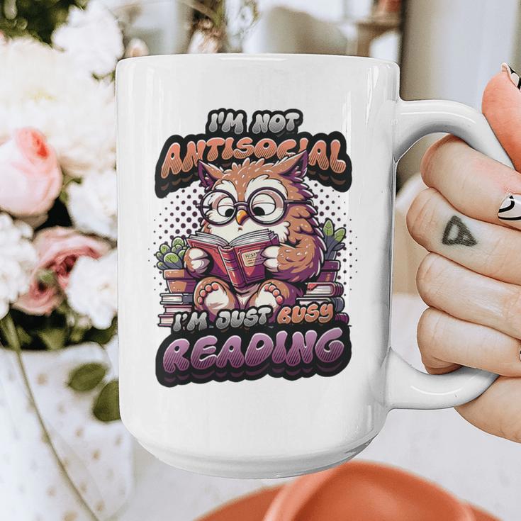 Book Lover Owl Reading Books Introvert Bookworm Graphic Print Coffee Mug Book Lover Owl Reading Books Introvert Bookworm Graphic Print Coffee Mug
