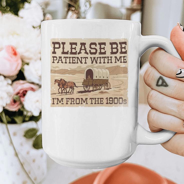 Boomer Millennial Please Be Patient I'm From The 1900s Premium Graphic Print Coffee Mug