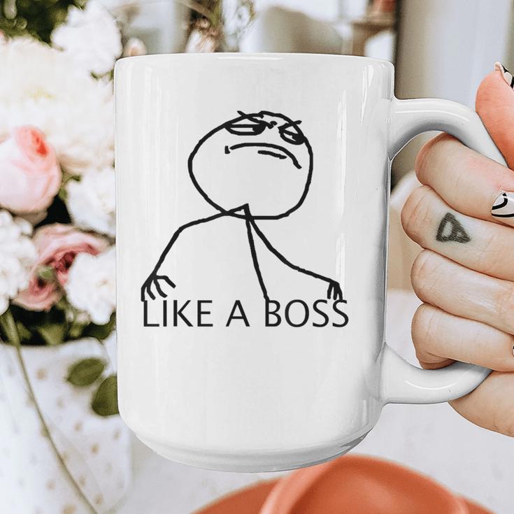 Like A Boss Rage Comic Meme Classic Internet Nostalgia Tee Graphic Print Coffee Mug Like A Boss Rage Comic Meme Classic Internet Nostalgia Tee Graphic Print Coffee Mug
