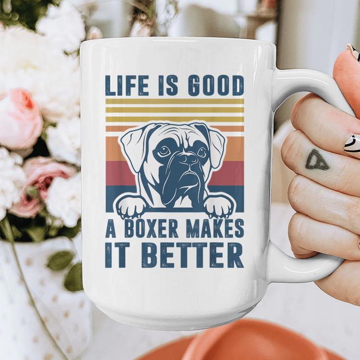Boxer Dog For Men Women Boxer Dog Dad Mom Small Graphic Print Coffee Mug