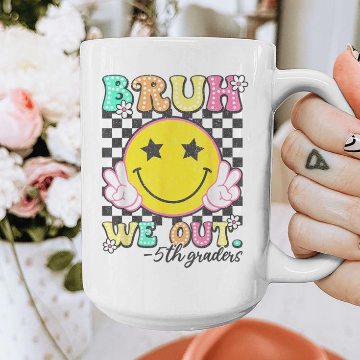 Bruh We Out 5th Graders Fifth Grade Graduation Class 2025 Graphic Print Coffee Mug