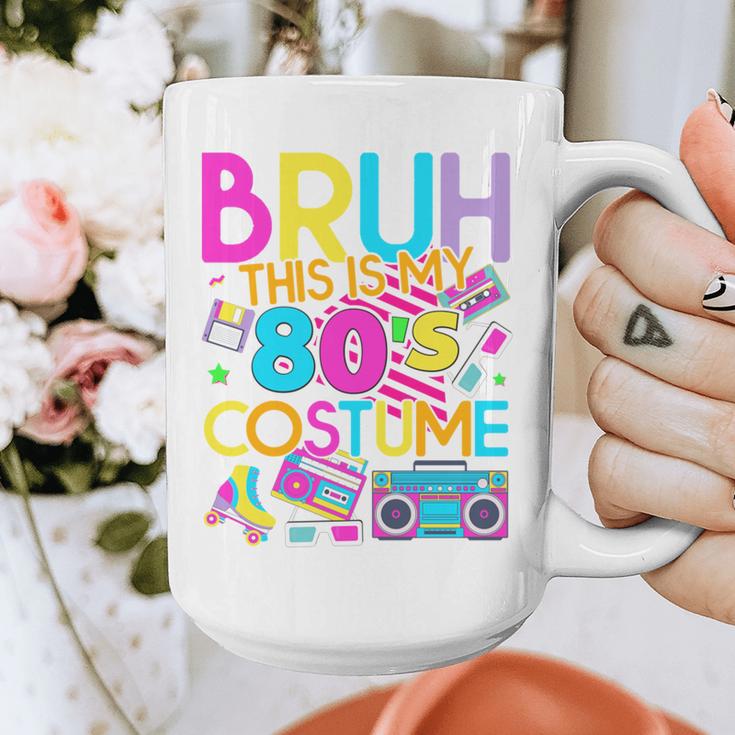 Bruh This Is My 80's Costume Nostalgia Mixtape 80s 90s Party Graphic Print Coffee Mug