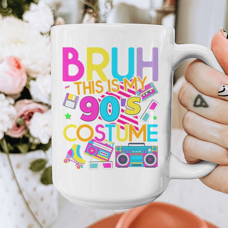 Bruh This Is My 90's Costume Nostalgia Mixtape 1990s Party Graphic Print Coffee Mug