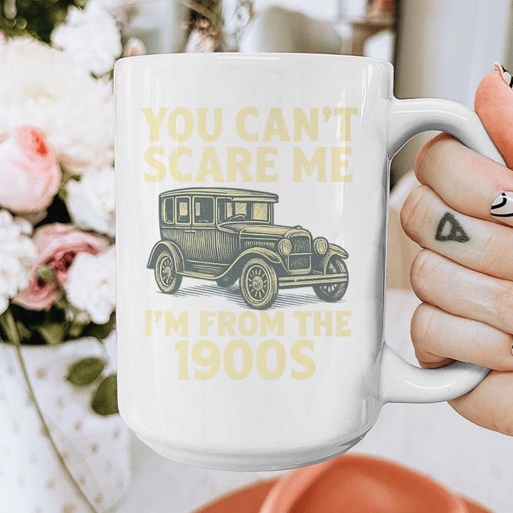 You Can't Scare Me I'm From The 1900s Retro Vintage Car Premium Graphic Print Coffee Mug