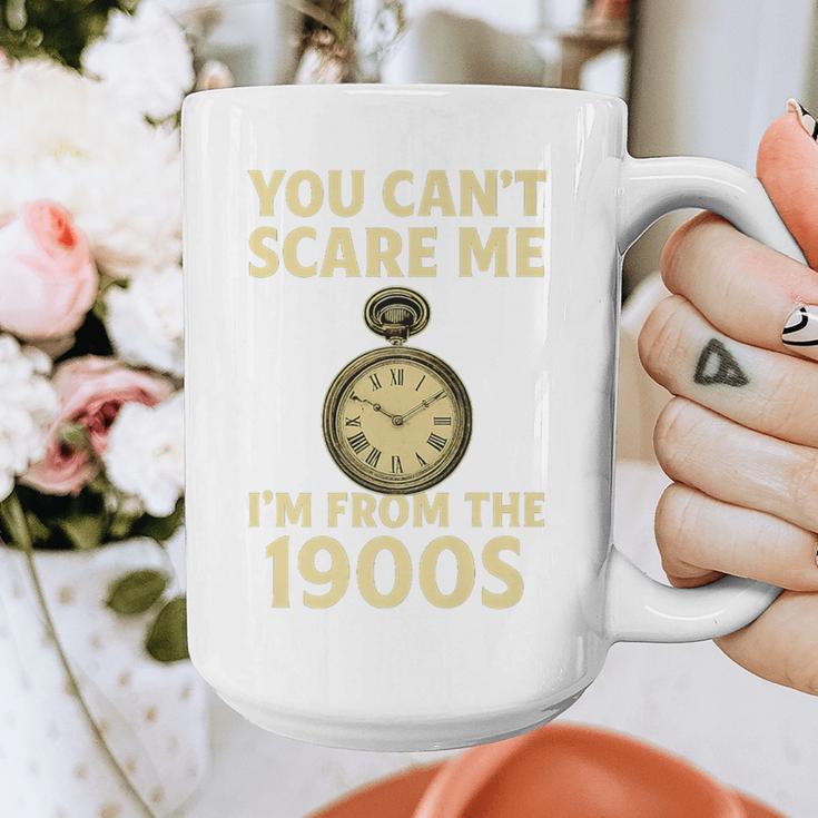 You Can't Scare Me I'm From The 1900s Vintage Pocket Watch Premium Graphic Print Coffee Mug