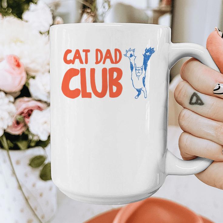 Cat Dad Club Life Is Better With Cats Father's Day 2 Sided Graphic Print Coffee Mug