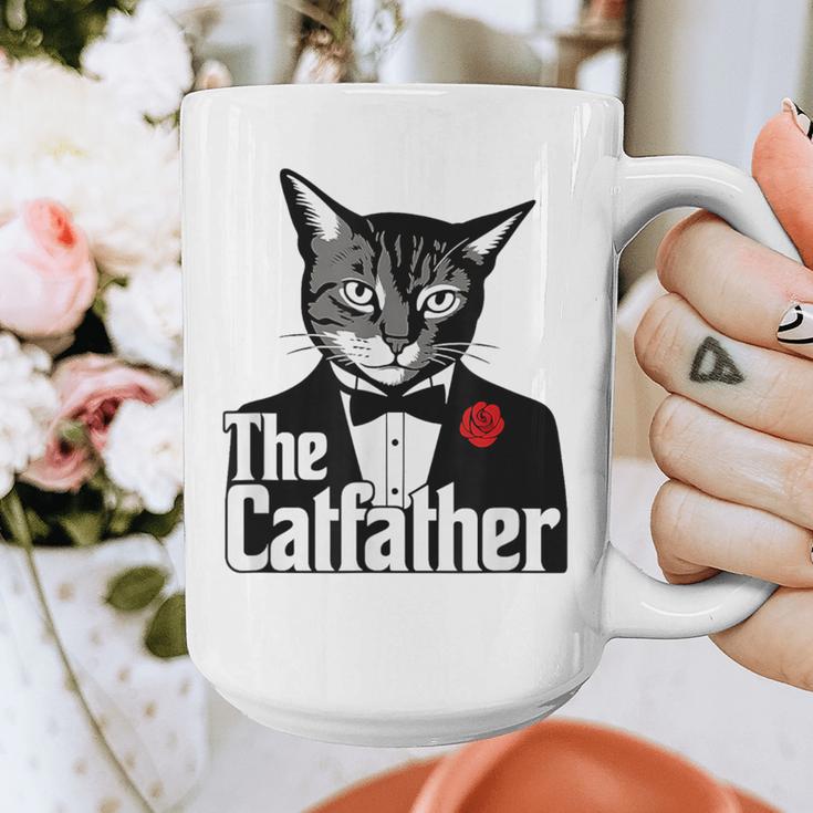 The Cat Father Cool Cat Dad Cat Lovers Graphic Print Coffee Mug
