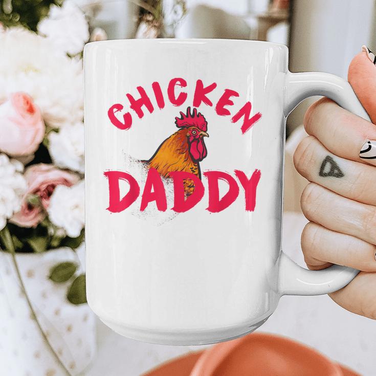 Chicken Dad Rooster Daddy Farmer Graphic Print Coffee Mug