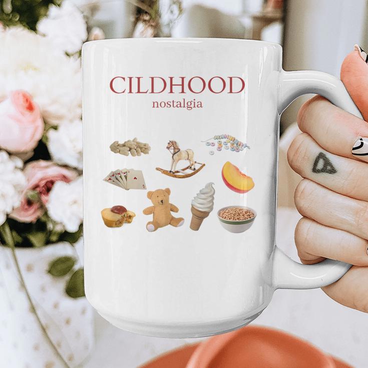 Childhood Nostalgia Good Memories Teddy Bear Ice Cream Graphic Print Coffee Mug
