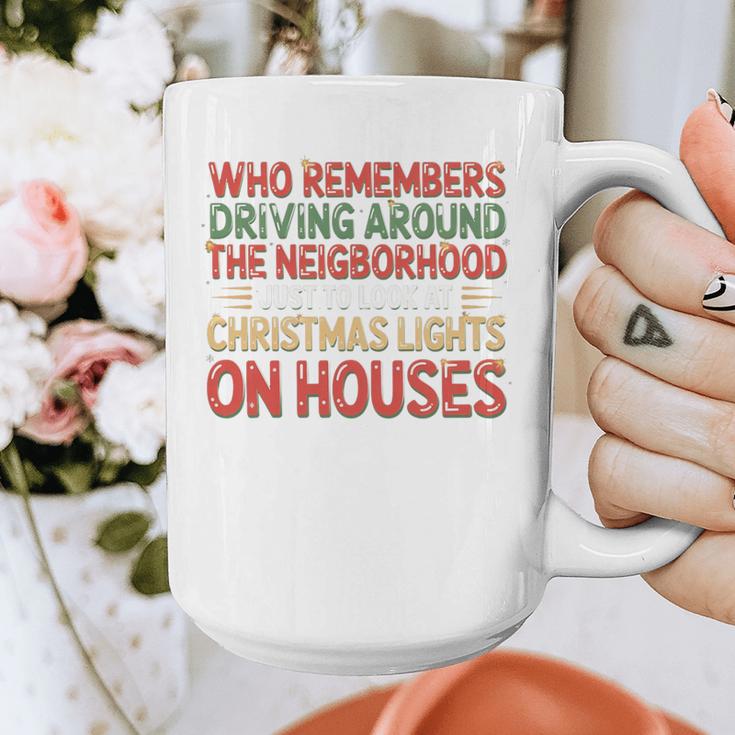 Christmas Lights Nostalgia – Holiday Memory Christmas Spirit Premium Tri-Blend Graphic Print Coffee Mug