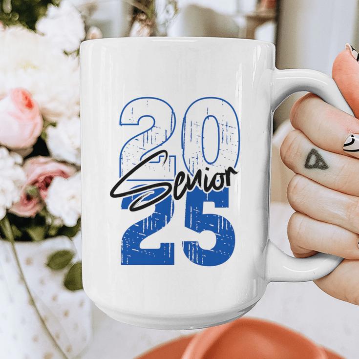 Class Of 2025 Senior Graduation 2025 Blue Graphic Print Coffee Mug