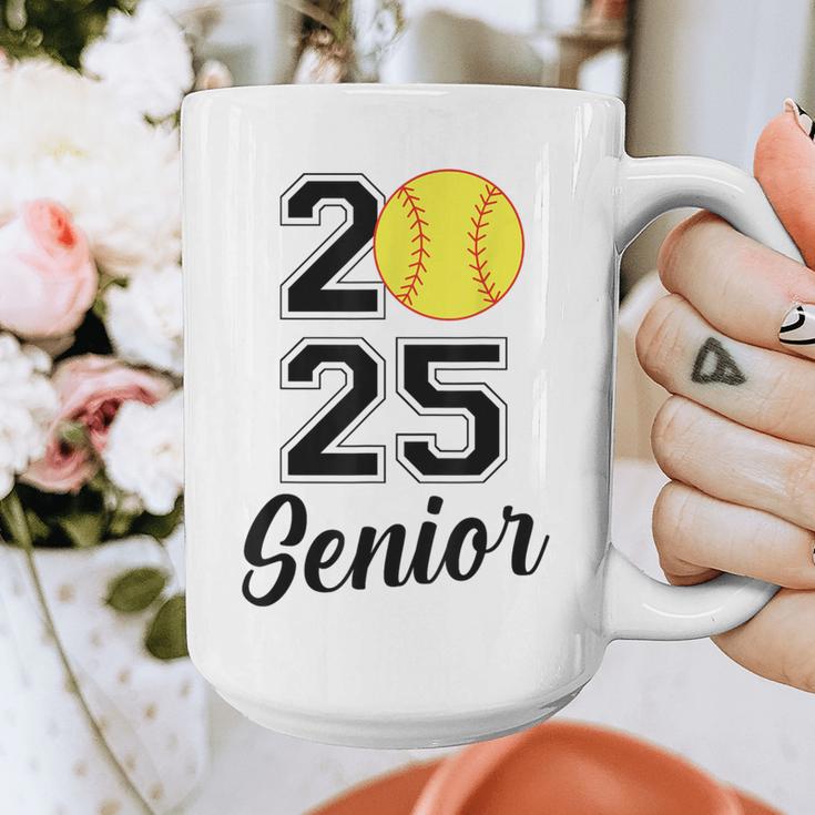 Class Of 2025 Softball Senior Graduation Graduate Women Graphic Print Coffee Mug