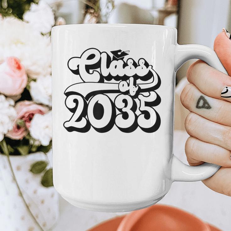Class Of 2035 Senior Retro 2035 Grad Graduate Graduation Graphic Print Coffee Mug