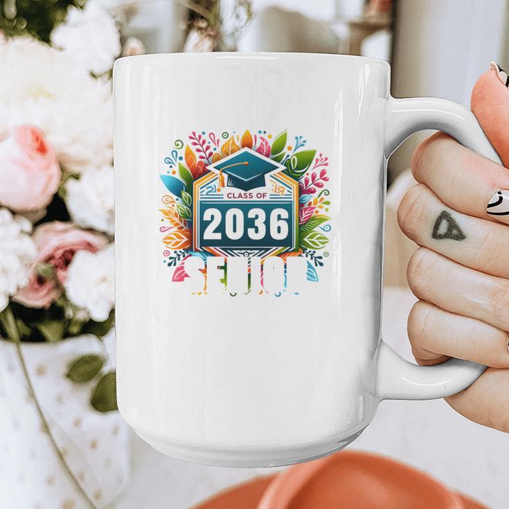 Class Of 2036 Graduation School Vintage Senior 2036 Graphic Print Coffee Mug