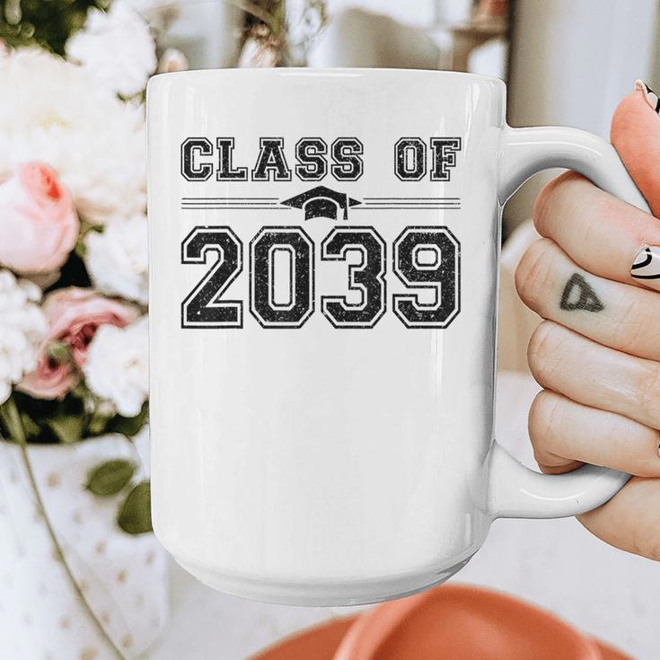 Class Of 2039 Grow With Me First Day Of School Graduation Graphic Print Coffee Mug