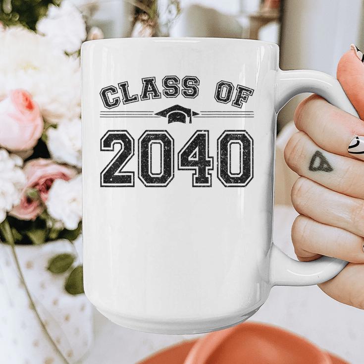 Class Of 2040 Grow With Me Graduation First Day Of School Graphic Print Coffee Mug