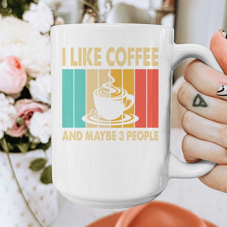 I Like Coffee And Maybe 3 People Introvert Anti-Social Graphic Print Coffee Mug I Like Coffee And Maybe 3 People Introvert Anti-Social Graphic Print Coffee Mug