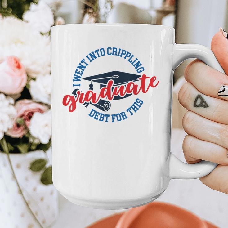 College University School Graduation Debt Loan Graphic Print Coffee Mug