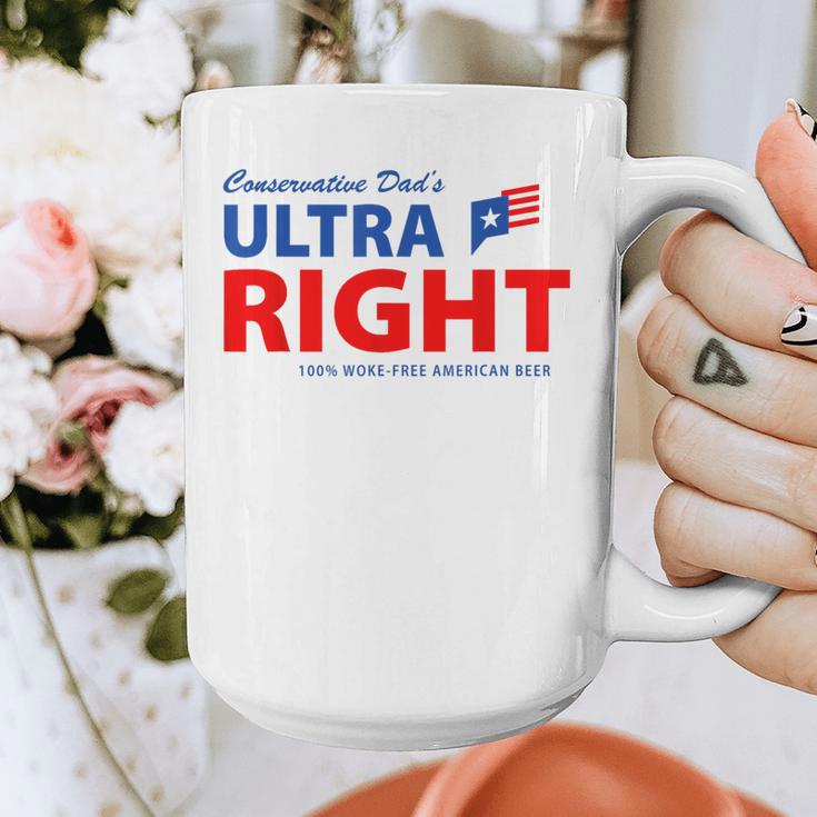 Conservative Dad's Ultra Right 100 Work Free American Beer Graphic Print Coffee Mug