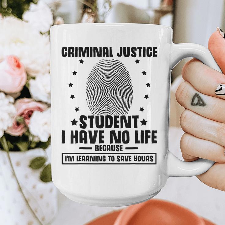 Criminal Justice School Degree Graduation Day Student Graphic Print Coffee Mug