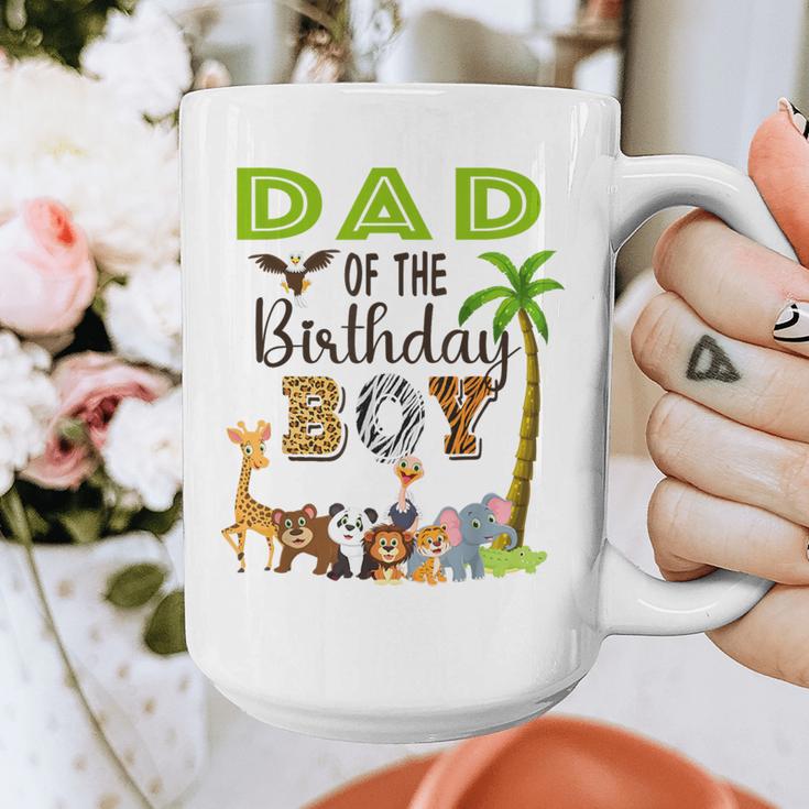 Dad Of The Birthday Boy Wild Zoo Theme Safari Party Graphic Print Coffee Mug