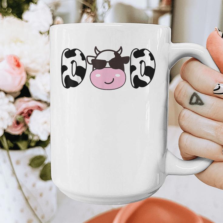Dad Of The Birthday Girl Cow Daddy Papa Bday Matching Graphic Print Coffee Mug