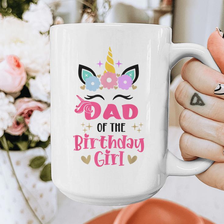 Dad Of The Birthday Girl Family Matching Unicorn Birthday Graphic Print Coffee Mug Dad Of The Birthday Girl Family Matching Unicorn Birthday Graphic Print Coffee Mug