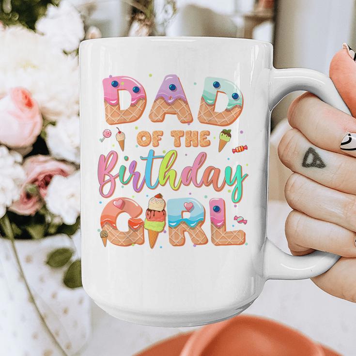 Dad Of The Birthday Ice Cream Family Matching Party Graphic Print Coffee Mug Dad Of The Birthday Ice Cream Family Matching Party Graphic Print Coffee Mug