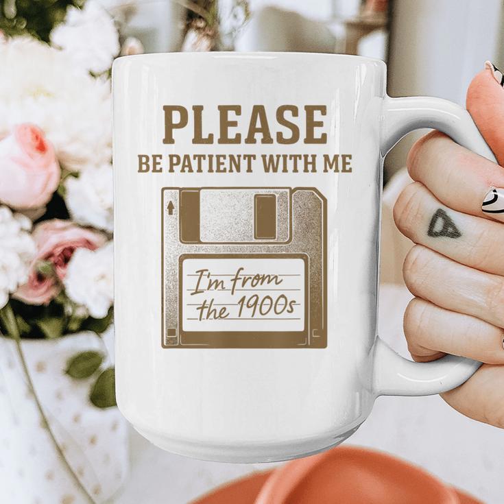 Dad Joke I'm From The 1900s Old Floppy Disk Programmer Graphic Print Coffee Mug Dad Joke I'm From The 1900s Old Floppy Disk Programmer Graphic Print Coffee Mug