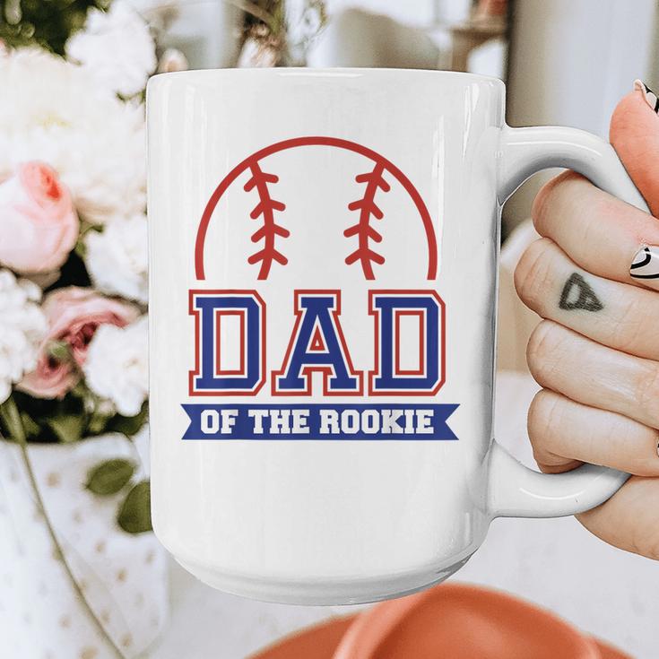 Dad Of Rookie 1st Birthday Baseball Theme Matching Party Graphic Print Coffee Mug