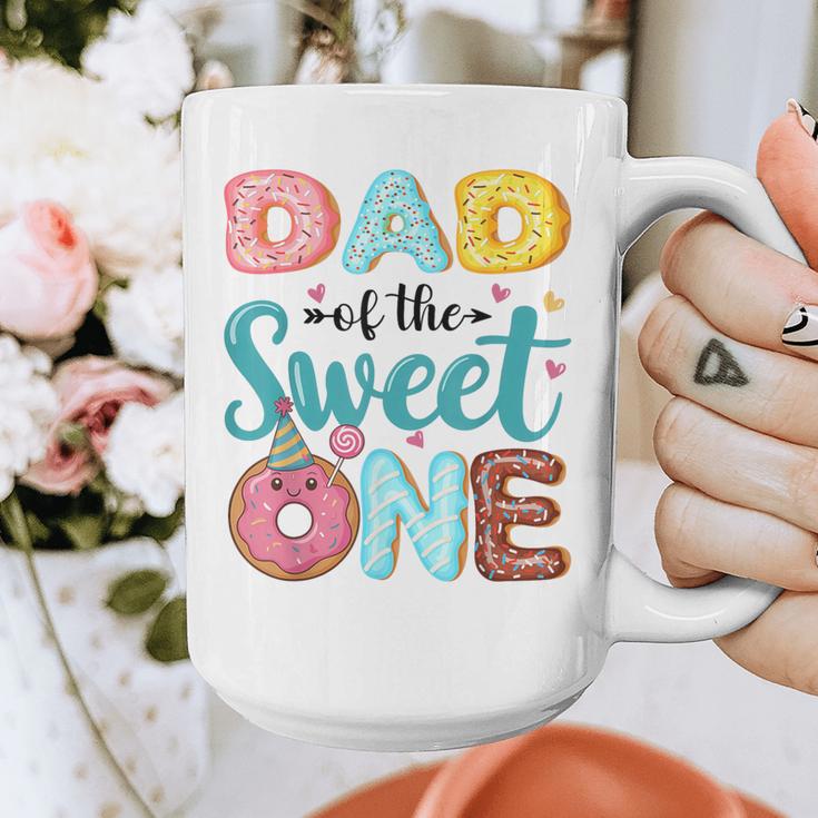 Dad Of The Sweet One 1st Birthday Girl Donut Party Graphic Print Coffee Mug Dad Of The Sweet One 1st Birthday Girl Donut Party Graphic Print Coffee Mug