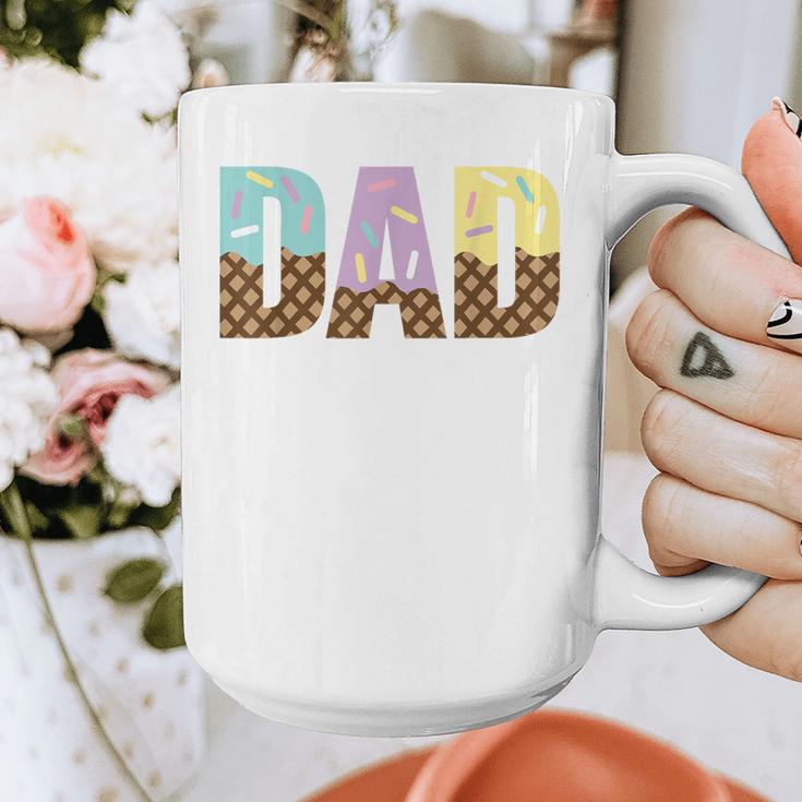 Dad Of The Sweet One Ice Cream 1st First Family Father's Day Graphic Print Coffee Mug