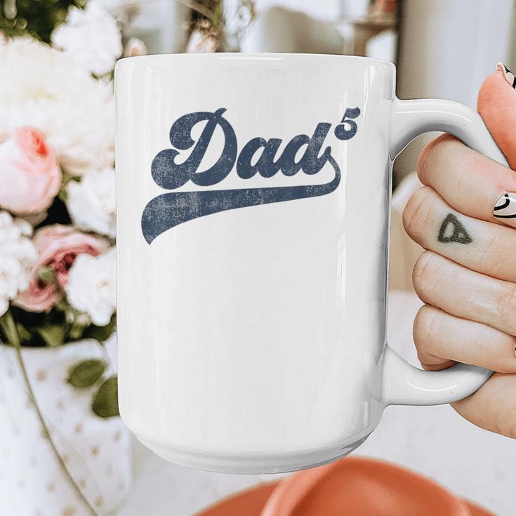 Dad5 Daddy Of 5 Kids Father Of Five Fifth Time Dad Graphic Print Coffee Mug