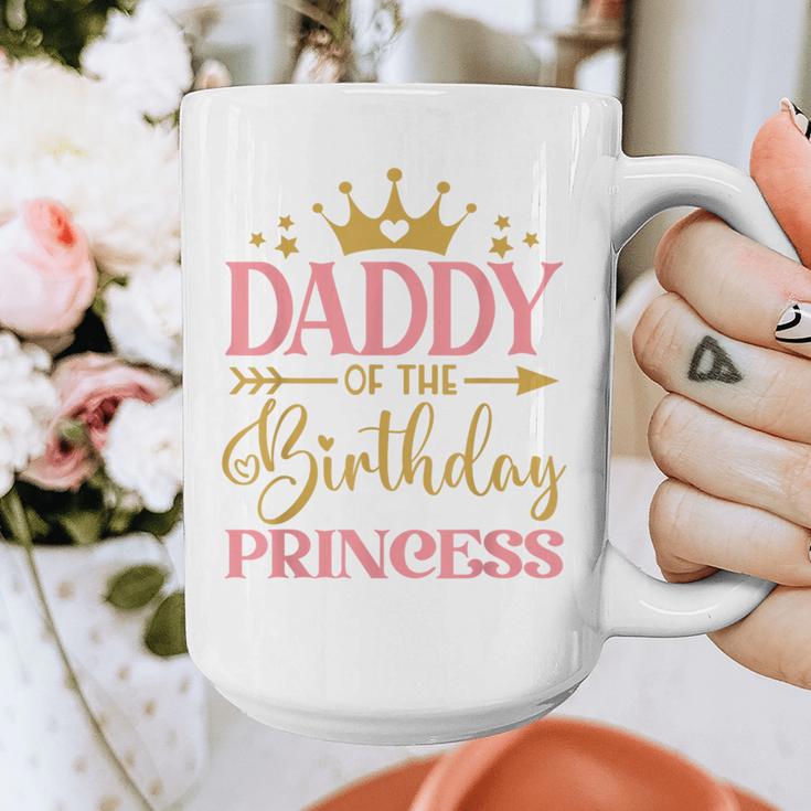 Daddy Of The Birthday For Girl 1st Birthday Princess Girl Graphic Print Coffee Mug