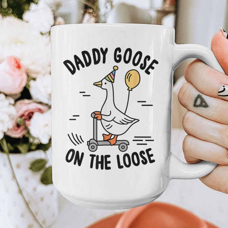 Daddy Goose On The Loose Birthday Matching Family Graphic Print Coffee Mug