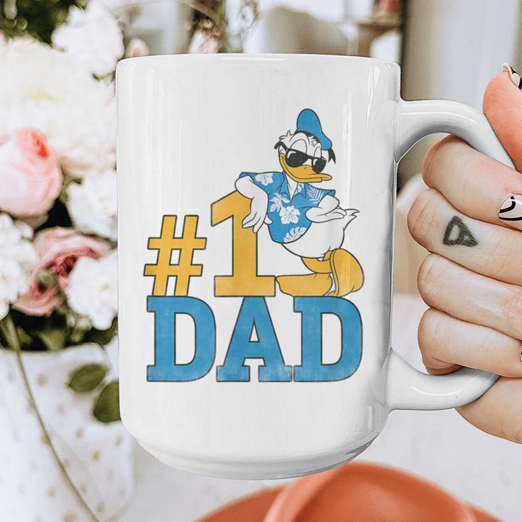 Disney Donald Duck Number One Dad Sunglasses Father's Day Graphic Print Coffee Mug Disney Donald Duck Number One Dad Sunglasses Father's Day Graphic Print Coffee Mug
