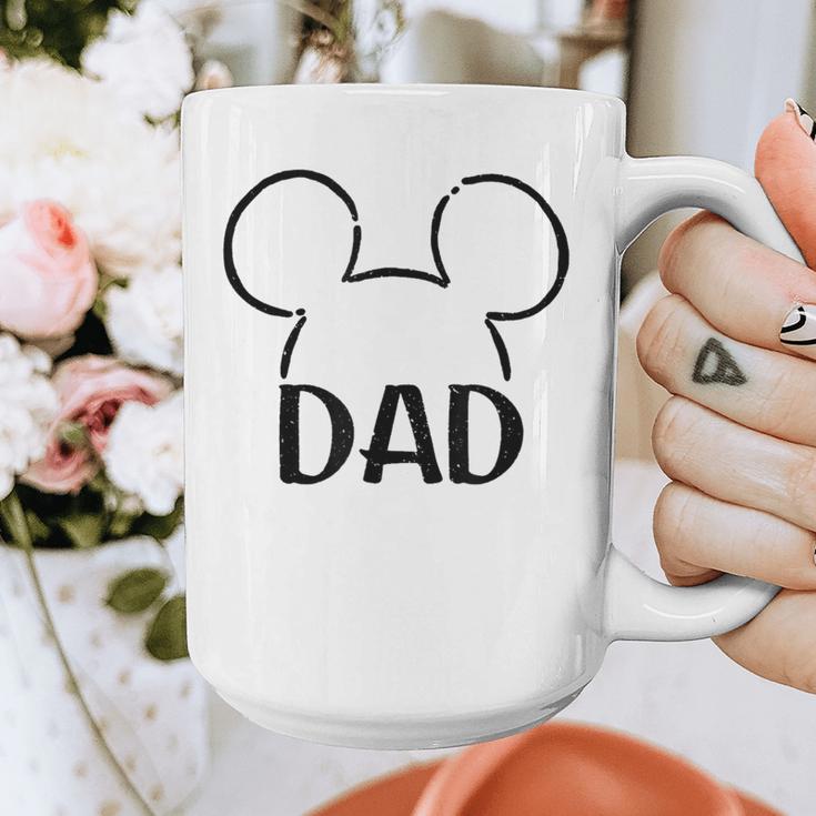 Disney Mickey And Friends Dad Mickey Ears Outline Logo Graphic Print Coffee Mug