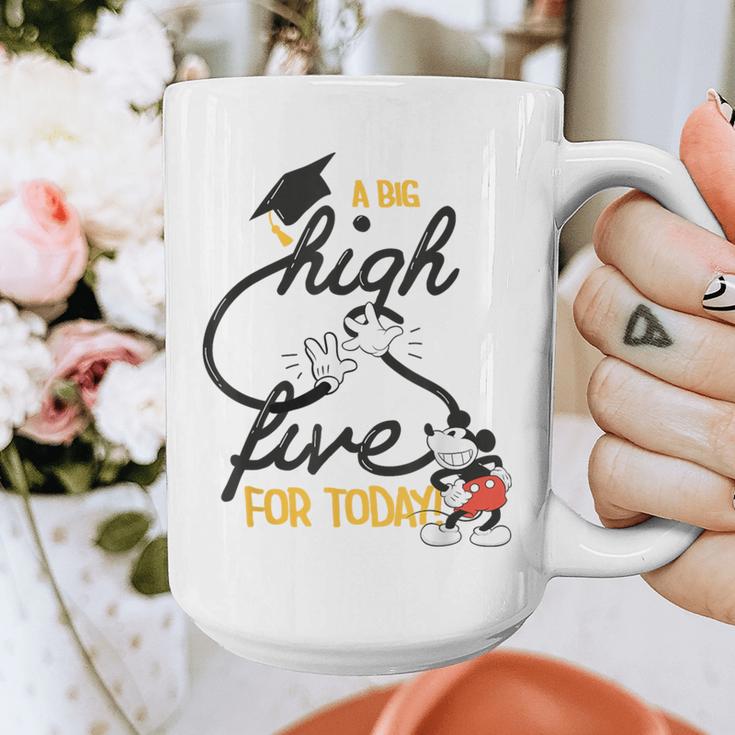 Disney Mickey Mouse A Big High Five For Today Graduation Graphic Print Coffee Mug