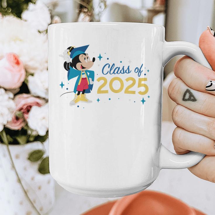 Disney Mickey Mouse Cap & Gown '25 Graduation Class Of 2025 Premium Tri-Blend Graphic Print Coffee Mug