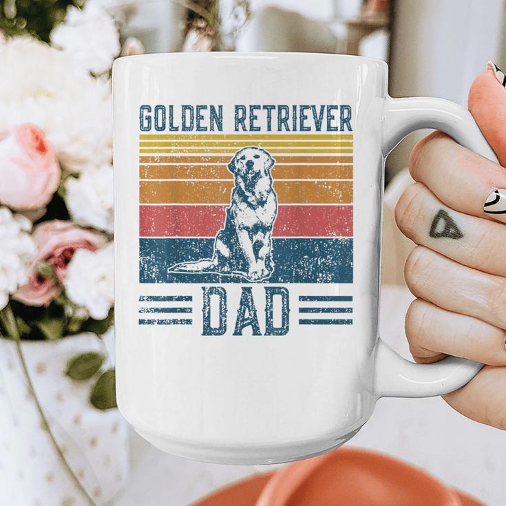 Dog Golden Dad Vintage Golden Retriever Dad Small Graphic Print Coffee Mug