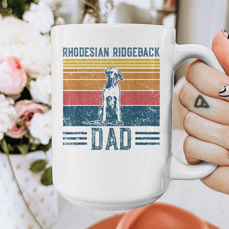 Dog Ridgeback Dad Vintage Rhodesian Ridgeback Dad Graphic Print Coffee Mug