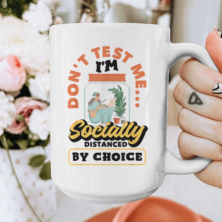Don't Test Me Introvert's Graphic Print Coffee Mug Don't Test Me Introvert's Graphic Print Coffee Mug