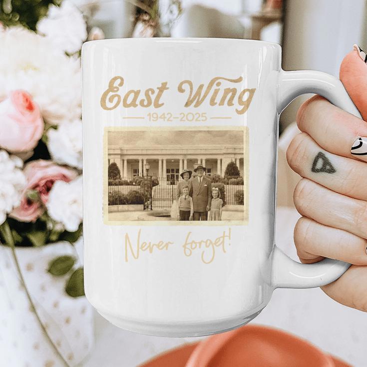East Wing Never Forget American Vintage Nostalgia Premium Tri-Blend Graphic Print Coffee Mug