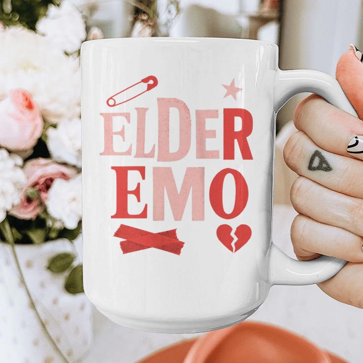 Elder Emo Retro Punk Typography Nostalgia Graphic Print Coffee Mug Elder Emo Retro Punk Typography Nostalgia Graphic Print Coffee Mug