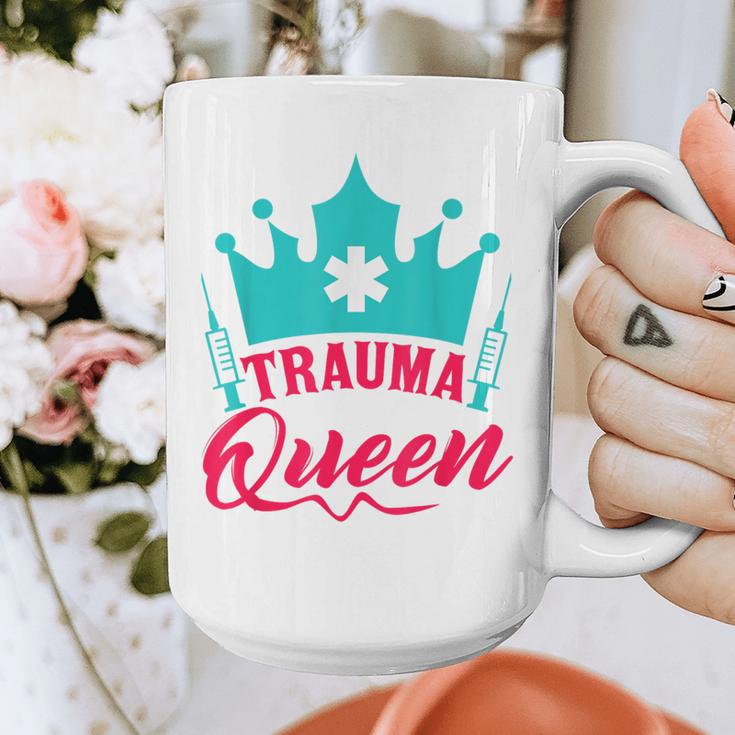 EMT Trauma Queen Paramedic Student T-Shirt Graduation Graphic Print Coffee Mug